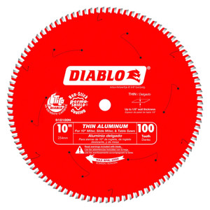 Diablo D10100N 10-Inch x 100-Tooth Thin Aluminum Cutting Saw Blade
