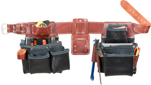 Occidental Leather B5080DBLG Pro Framer Comfort Set - Black - Large