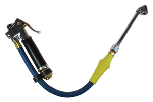 Coilhose TGC120 10-120 psi Inflator Gauge with 12" Hose and Dual Foot Chuck