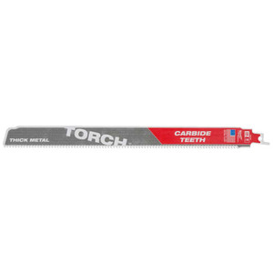 Milwaukee 48-00-5203 12-Inch 8 TPI SAWZALL TORCH Carbide Recip Blade Milwaukee 48-00-5203 12-Inch 8 TPI SAWZALL TORCH Carbide Recip Blade