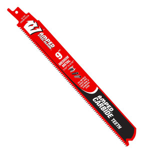 Diablo DS0910CFA3 9-Inch 10 TPI AMPED Steel Demon Carbide Teeth Reciprocating Saw Blades for Medium Metal - 3 Pack Diablo DS0910CFA3 9-Inch 10 TPI AMPED Steel Demon Carbide Teeth Reciprocating Saw Blades for Medium Metal - 3 Pack