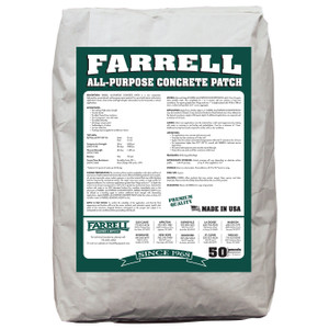 Farrell Equipment 50 LB Bag All-Purpose Concrete Patch Farrell Equipment 50 LB Bag All-Purpose Concrete Patch