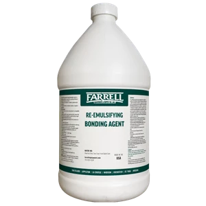 White 1-Gallon Jug of Farrell Re-Emulsifying Bonding Agent