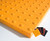ADA Solutions 2448IDPAV2Y 2' x 4' Plastic Cast In Place Warning Tile - Yellow