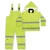 CLC Work Gear R111X 3-Piece Hi-Viz Fluorescent Yellow ANSI/Class 3 Polyester Rain Suit - X-Large