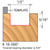 Freud 16-560 1/2" Hinge Mortising Router Bit