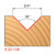 Freud 20-108 3/4" V-Grooving Router Bit