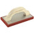 Kraft Tool PL371 8" x 4" Fine Cell Red Rubber Float with Wood Handle