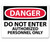 National Marker D200RC Do Not Enter - Authorized Personnel Only Sign 14" X 20"