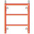 A-1 Scaffold WR-2931L 29" Wide x 3' Tall End Frame - Red
