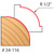 Freud 34-116 1/2" Rounding Over Router Bit