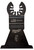 Milwaukee 49-25-1113 2-1/2" HCS Wood Blade (3-Pack)