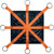 Midwest Canvas 20' x 20' Snow Tarp w/ 8 O-Ring Lifting Points