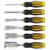 Stanley 16-971 FATMAX 6-Piece Thru Tang Butt Chisel Set