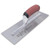 MARSHALLTOWN finishing trowel with high carbon steel blade and customizable handle options.