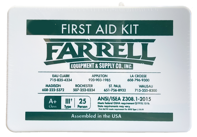 Farrell Equipment 6084 25-Man First Aid Kit