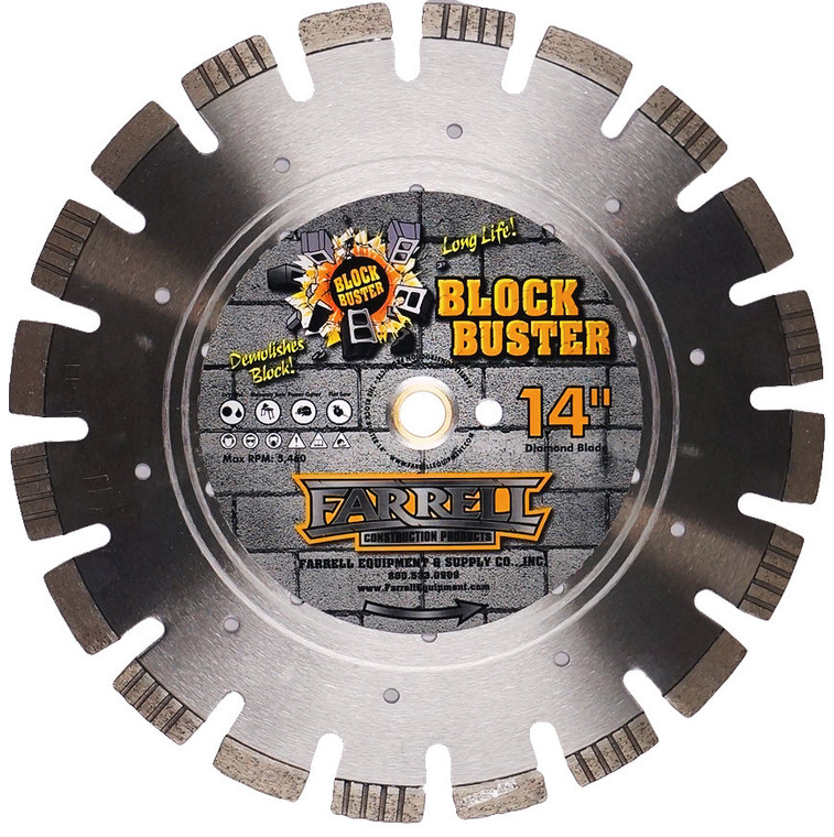 Farrell Equipment 582578101 14" Block Buster Diamond Blade