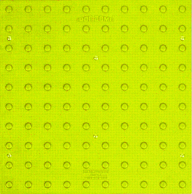 ADA Solutions #1002 24" x 24" ADA Cast Iron Truncated Domes - Yellow