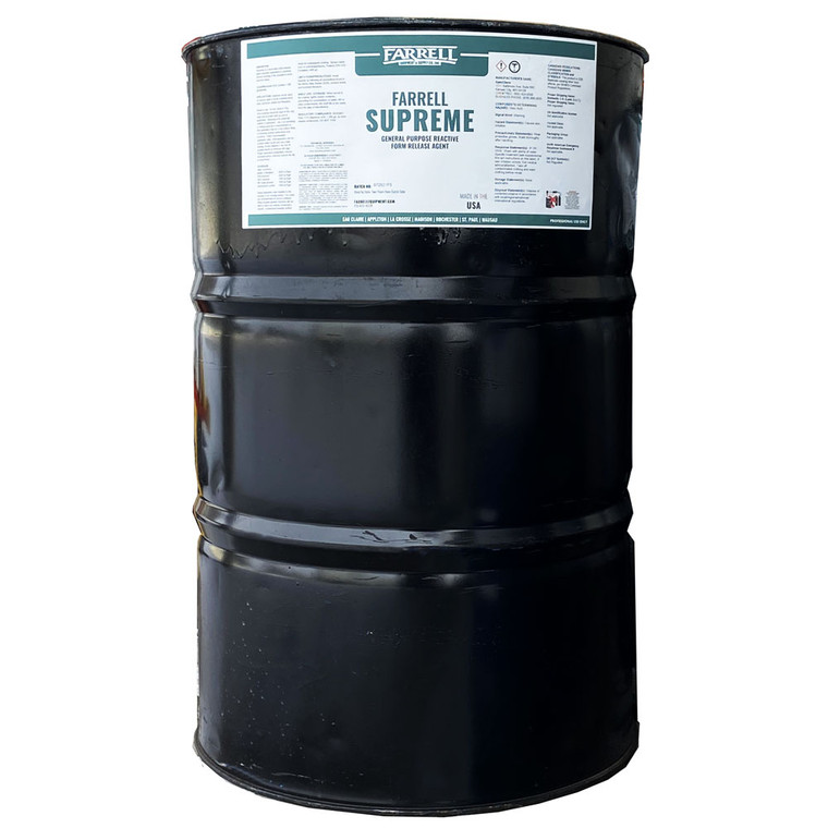 Farrell Equipment 55 Gallon Drum Supreme Form Oil