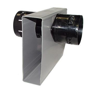 Form-A-Drain DOF46 6" Double Outlet