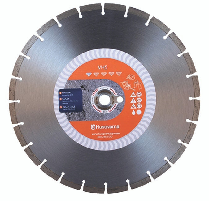 Husqvarna 542774463 14" VH-5 Dry Diamond Blade For Cured Concrete
