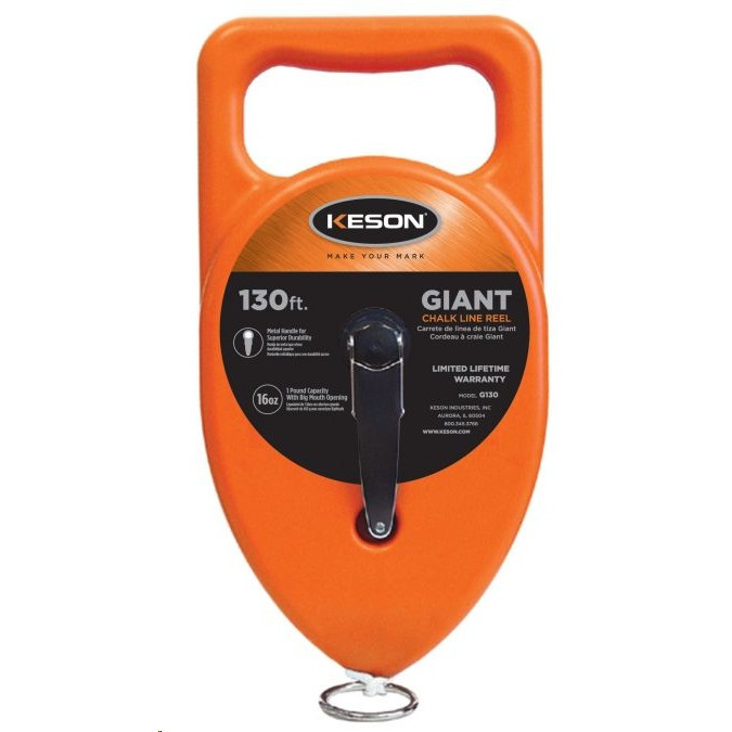 Keson G130 130-Foot Giant Chalk Line