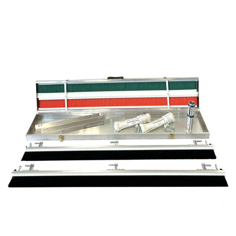 Marion Brush #MBCT4KIT 4' Chameleon Trac II Concrete Finishing Broom Kit