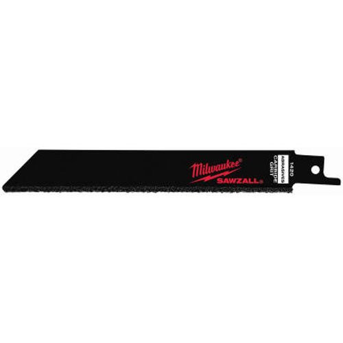 Milwaukee 48-00-1420 6" Tungsten Carbide Sawzall Blades (3-Pack)