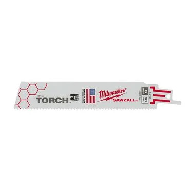 Milwaukee 48-00-5712 6-Inch 10 TPI The Torch Super Sawzall Blades (5-Pack)