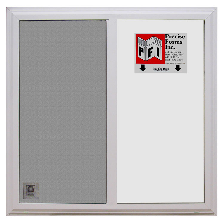 Precise Forms 48X48DGD 48" x 48" Double Glaze Vinyl Window - Mid