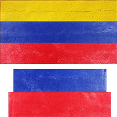 Proline BW1668D Reclaimed Timber Plank Stamp 16" x 68.25" - Blue