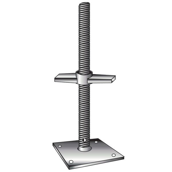 A-1 Scaffold SJB 18" Adjusting Screw with Base Plate