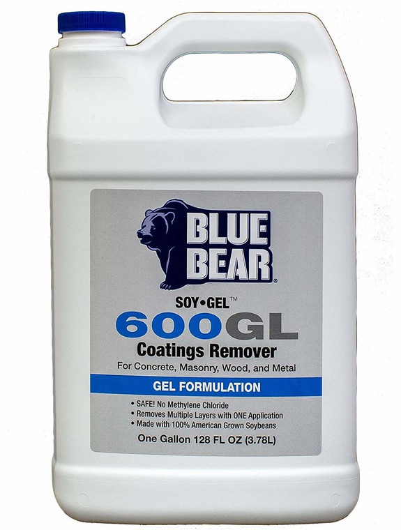 Franmar BLUE BEAR 600GL Soy-Gel Coatings Remover 1-Gallon Jug