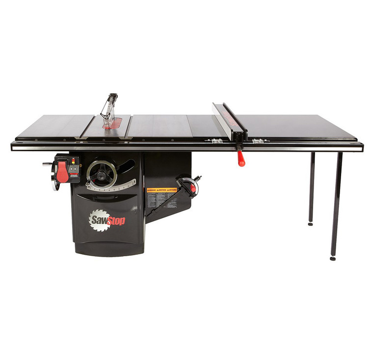 SawStop ICS73480-52 480V Three Phase 7.5 HP 9 Amp Industrial Cabinet Saw with 52 in. T-Glide Fence System