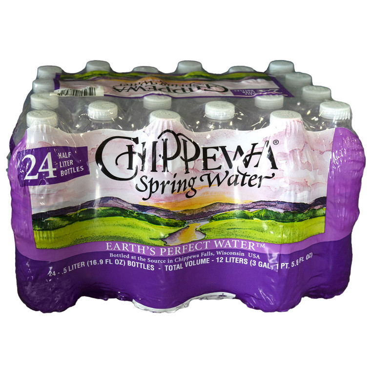 Chippewa 24-Count Case Bottled Spring Water