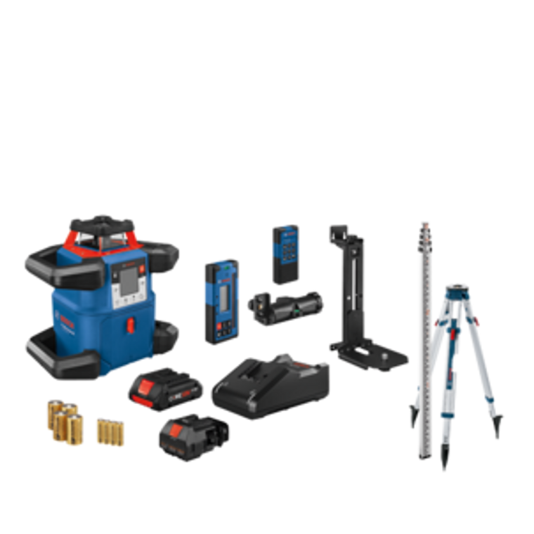 Bosch GRL4000-80CHVK 18 Volt Self-Leveling Horizontal/Vertical Rotary Laser Kit with 4.0 Battery
