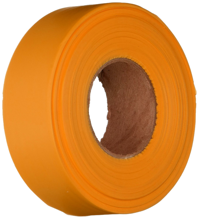 Keson FTGO 150 Ft. Roll Glow Orange Surveyors Tape