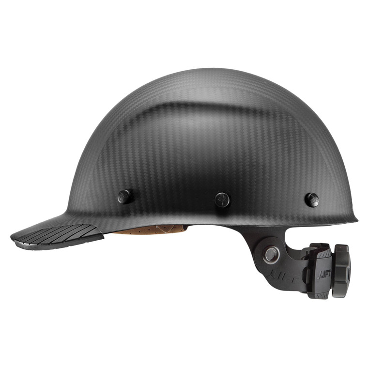 Lift HDCM-17KG Dax Carbon Fiber CAP Brim Hard Hat - Matte Black