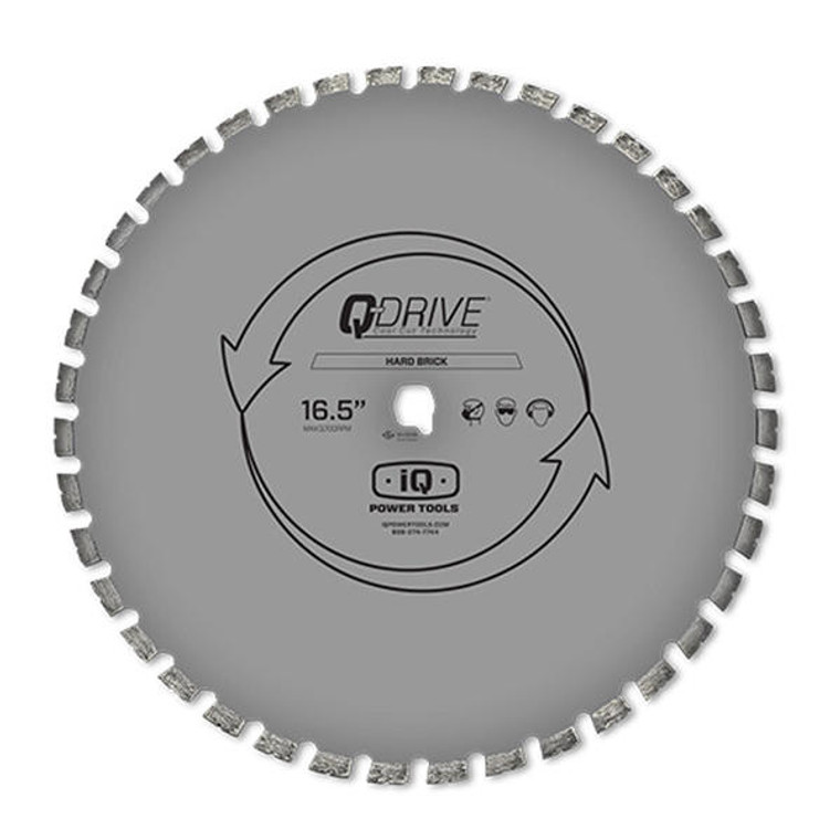 IQ Power Tools MASQX16-125-QD-HM1 16-1/2 Q-Drive Silent Core Combination Diamond Blade - Hard Brick IQ Power Tools IQP-MASQX16-125-QD-HM1