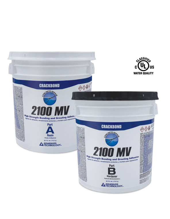Adhesives Technology B2G-2100 Crackbond 2100 MV 1-Gallon Kit