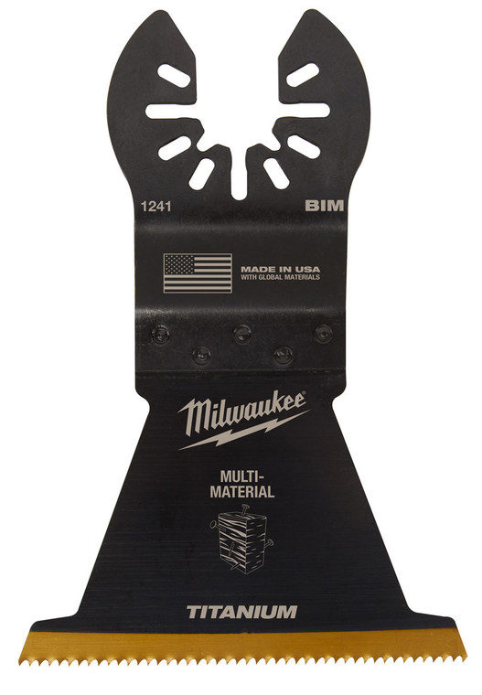 Milwaukee 49-25-1241 2-1/2" BIM Titanium Multi-Material Blade (1-Pack)