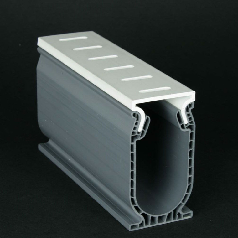 Stegmeier SDDW White Frontier Deck Drain (8 Each - 10 Ft. Pieces)