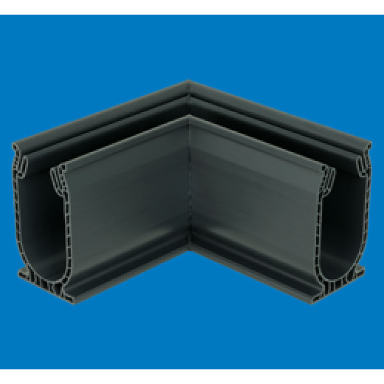 Stegmeier SDD90 Frontier Deck Drain 90-Degree Angle (Carton of 10)