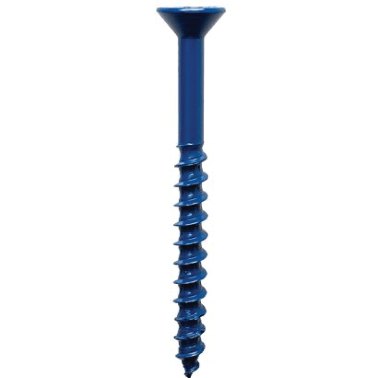 Simpson TNT25334TF Titen Turbo 1/4 Inch X 3-3/4 Inch Flat Head 100 Piece Box