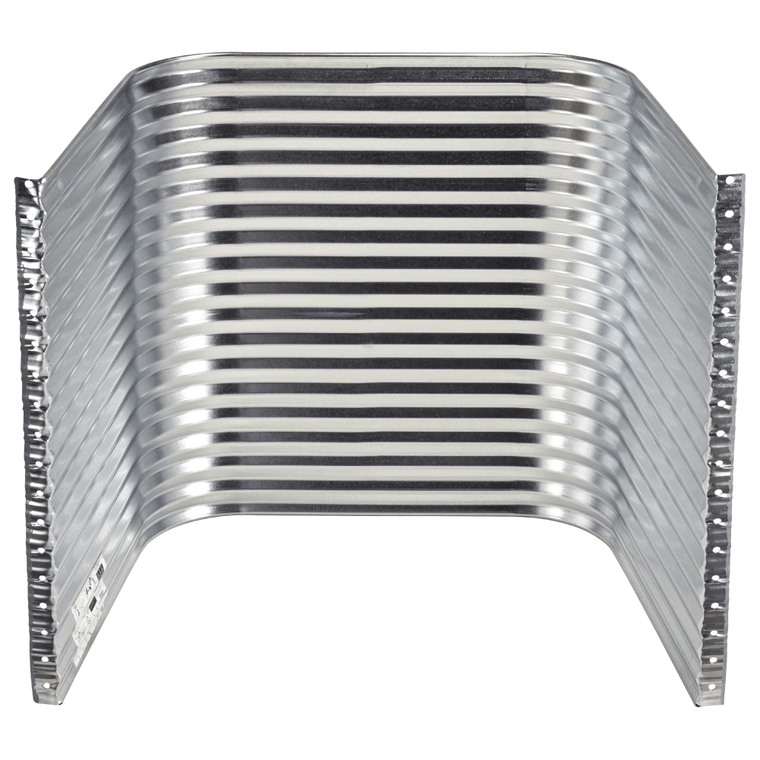 St. Paul Corrugating EC5036-48 50-Inch x 36-Inch x 48-Inch Mill Finish Window Well