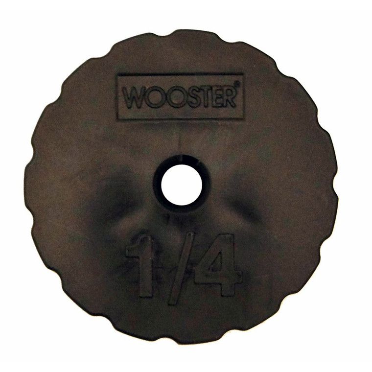 Midwest Rake 48186 Roller Gauge Endcaps - Thick Film 6-pack - Gray - ¼-Inch Depth