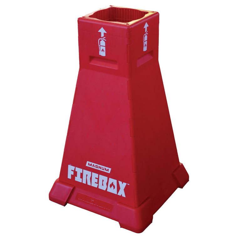 Magnum SAFE-ST Firebox 34” Portable Fire Extinguisher Stand and Safety Station