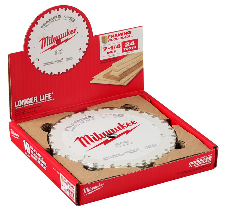 Milwaukee 48-41-0720 7-1/4-Inch 24T Framing Circular Saw Blade