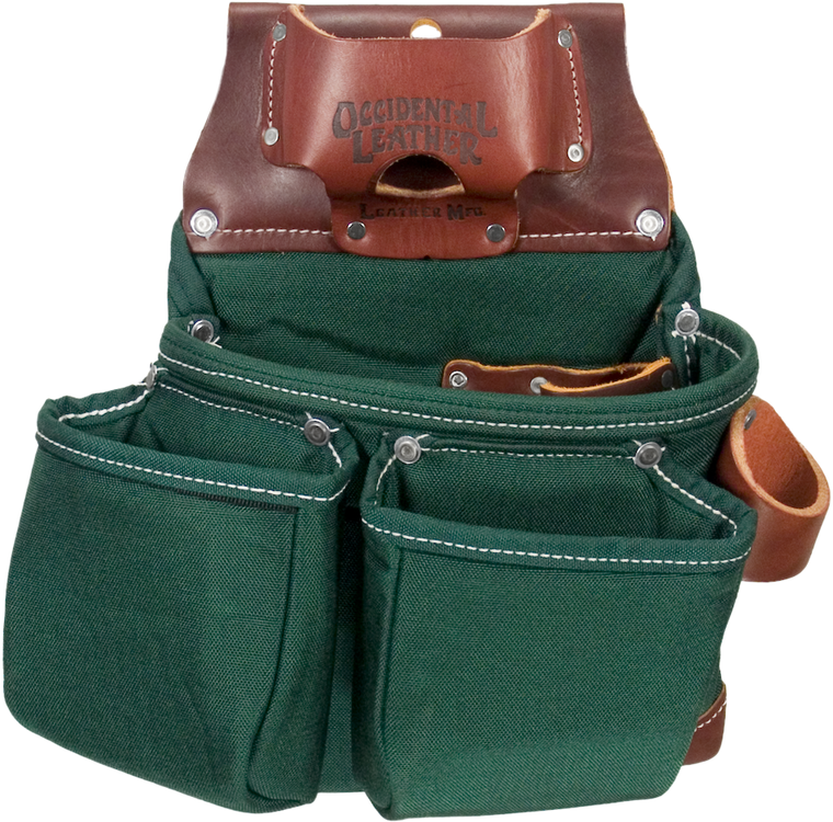 Occidental Leather 8018DB OxyLights 3-Pouch Tool Bag With Tape Holder