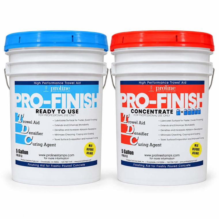 Proline Pro-Finish TDC Finishing Aid 5 Gallon Ready to Use and Concentrate pails